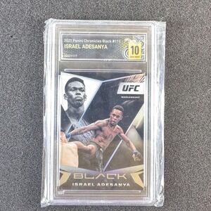 2021 Panini Chronicles UFC #111 Israel Adesanya BlackLabel Other 10